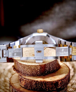 Đồng hồ Audemars Piguet Royal Oak Skeleton demi vàng gold fake cao cấp 42mm