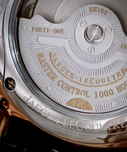 Đồng hồ Jaeger - LeCoultre Master Ultra Thin Moon nam vàng gold dây da máy cơ nhật giá rẻ 39mm