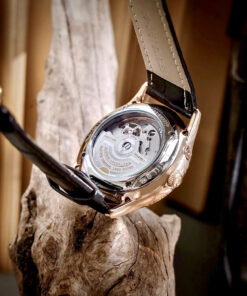 Đồng hồ Jaeger - LeCoultre Master Ultra Thin Moon nam vàng gold dây da máy cơ nhật giá rẻ 39mm