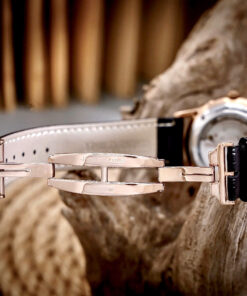 Đồng hồ Jaeger - LeCoultre Master Ultra Thin Moon nam vàng gold dây da máy cơ nhật giá rẻ 39mm