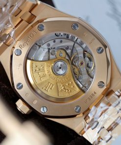 Đồng Hồ Audemars Piguet Replica 11 Bọc Vàng Hồng 18k Mặt Trắng Unisex 37mm