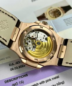 Đồng Hồ Patek Philippe Nautilus 5711 Bọc Vàng Thật Rep11 Nhà Máy 3k 40mm