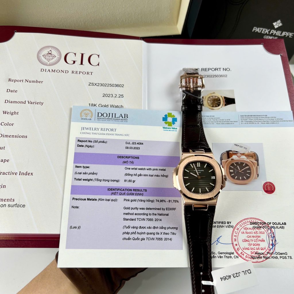 Đồng Hồ Patek Philippe Nautilus 5711 Bọc Vàng Thật Rep11 Nhà Máy 3k 40mm