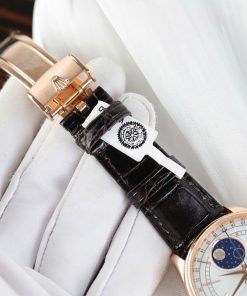 Đồng Hồ Rolex Cellini Moonphase 50535 Chế Tác Bọc Vàng Hồng 18K KZ Factory 39mm