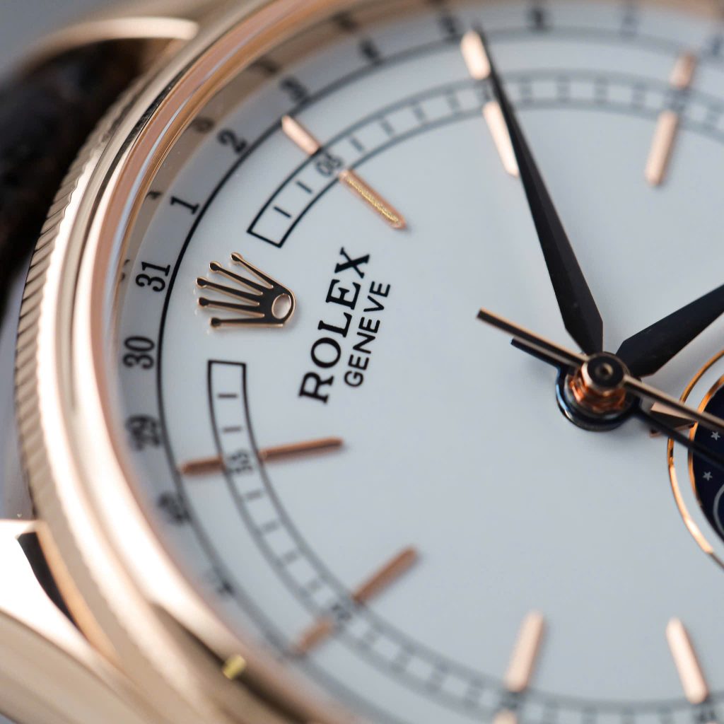 Đồng Hồ Rolex Cellini Moonphase 50535 Chế Tác Bọc Vàng Hồng 18K KZ Factory 39mm