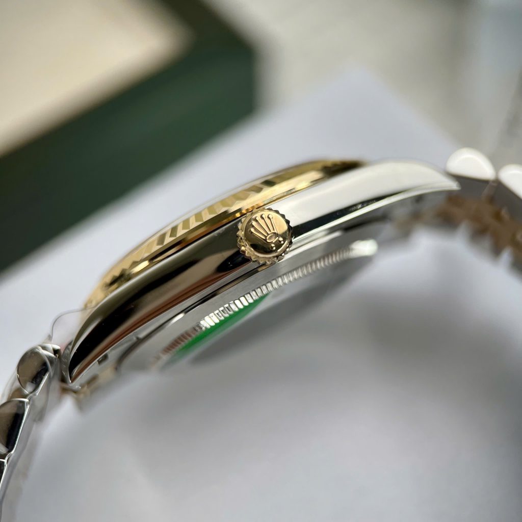 Đồng Hồ Rolex DateJust 126333 Bọc Vàng Thật Replica Cao Cấp Nhà Máy GM 41mm