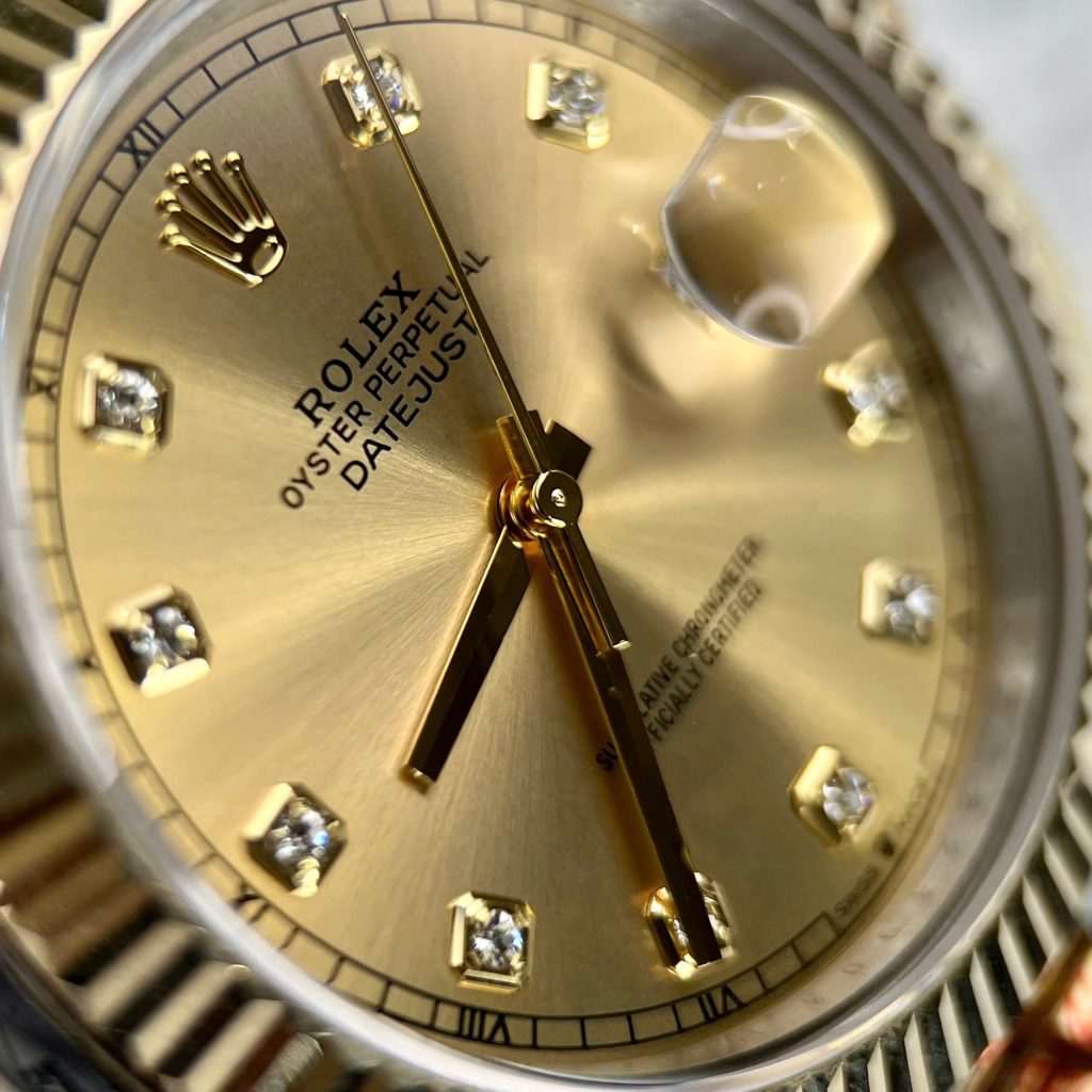 Đồng Hồ Rolex DateJust 126333 Bọc Vàng Thật Replica Cao Cấp Nhà Máy GM 41mm