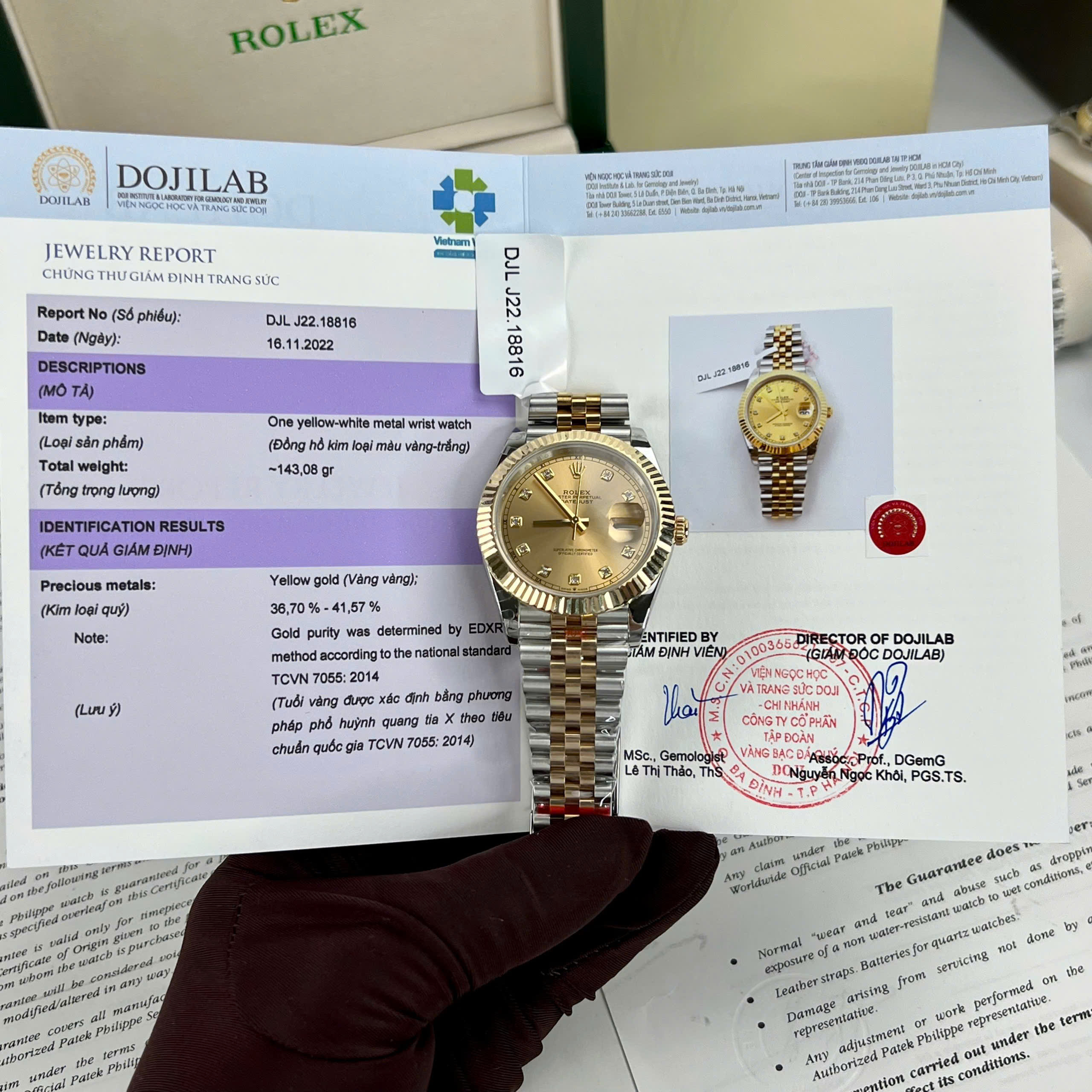 Đồng Hồ Rolex DateJust 126333 Bọc Vàng Thật Replica Cao Cấp Nhà Máy GM 41mm (7) Đồng Hồ Rolex DateJust 126333 Bọc Vàng Thật Replica Cao Cấp Nhà Máy GM 41mm
