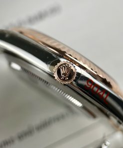 Đồng Hồ Rolex Datejust Chocolate Chế Tác Bọc Vàng Hồng 18k Nhà Máy GM 41mm