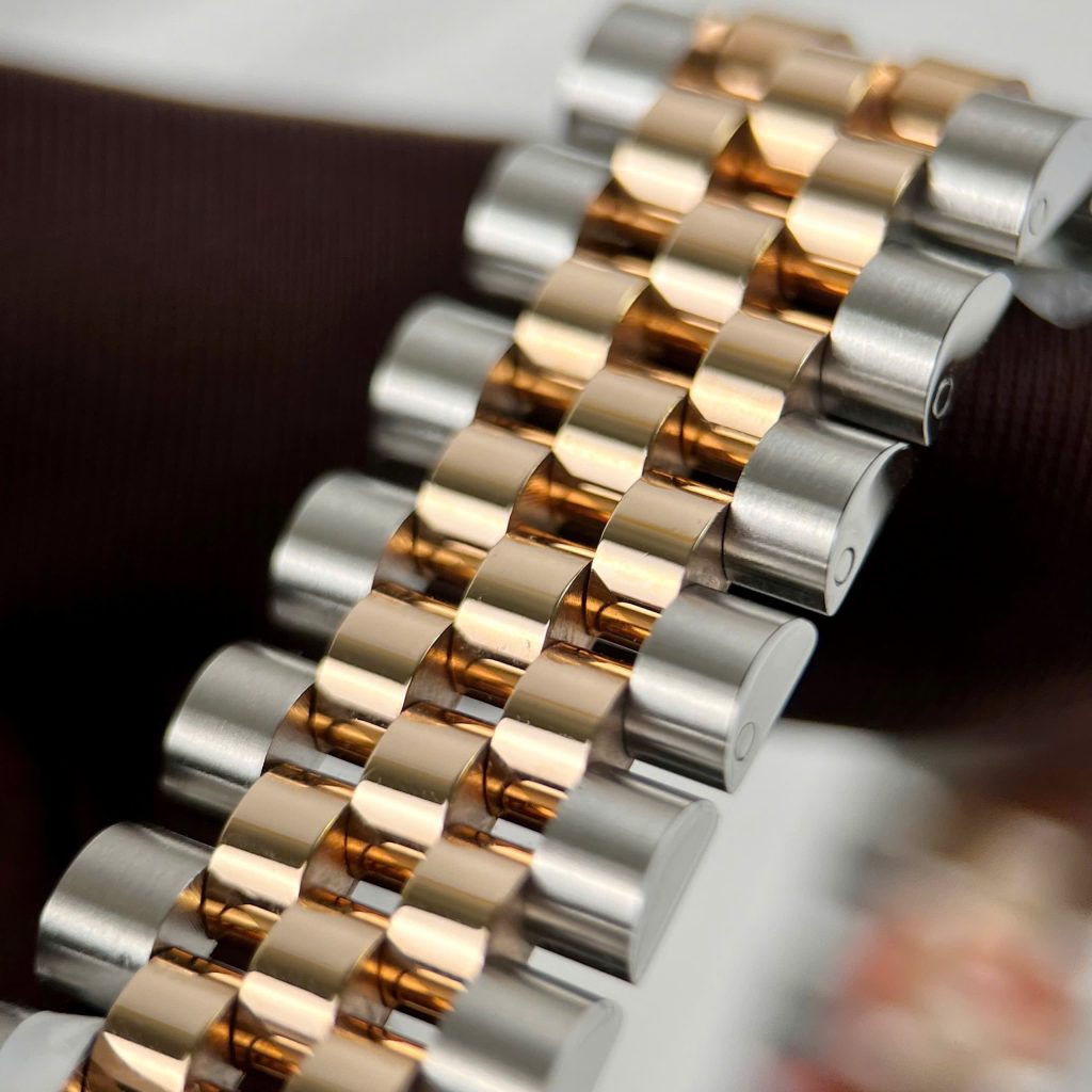 Đồng Hồ Rolex Datejust Chocolate Chế Tác Bọc Vàng Hồng 18k Nhà Máy GM 41mm