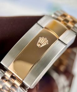 Đồng Hồ Rolex Datejust Chocolate Chế Tác Bọc Vàng Hồng 18k Nhà Máy GM 41mm