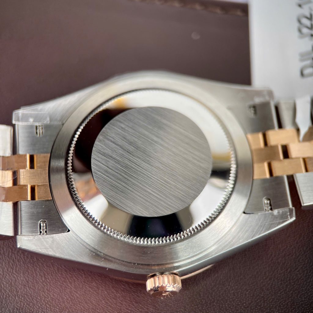 Đồng Hồ Rolex Datejust Chocolate Chế Tác Bọc Vàng Hồng 18k Nhà Máy GM 41mm