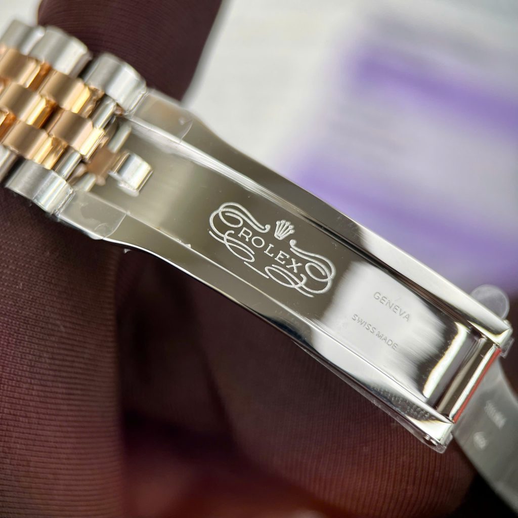 Đồng Hồ Rolex Datejust Chocolate Chế Tác Bọc Vàng Hồng 18k Nhà Máy GM 41mm