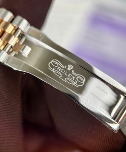 Đồng Hồ Rolex Datejust Chocolate Chế Tác Bọc Vàng Hồng 18k Nhà Máy GM 41mm