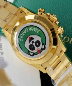 Đồng Hồ Rolex Daytona Bọc Vàng Thật Replica 11 Mặt Xanh Green Loki Clean Factory 40mm