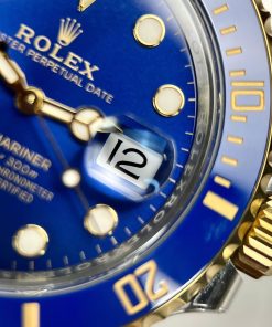 Đồng Hồ Rolex Replica Luxury Submariner 126613LB Bọc Vàng Thật Mặt Xanh Blue 41mm