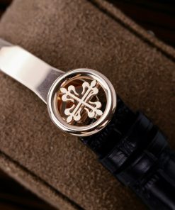 Đồng hồ Patek Philippe 5205R Bọc Vàng Thật Mặt Xanh Green Replica 11 Nhà Máy GM 40mm