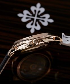 Đồng hồ Patek Philippe 5205R Bọc Vàng Thật Mặt Xanh Green Replica 11 Nhà Máy GM 40mm