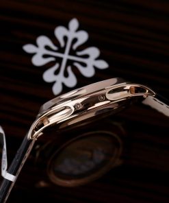 Đồng hồ Patek Philippe 5205R Bọc Vàng Thật Mặt Xanh Green Replica 11 Nhà Máy GM 40mm